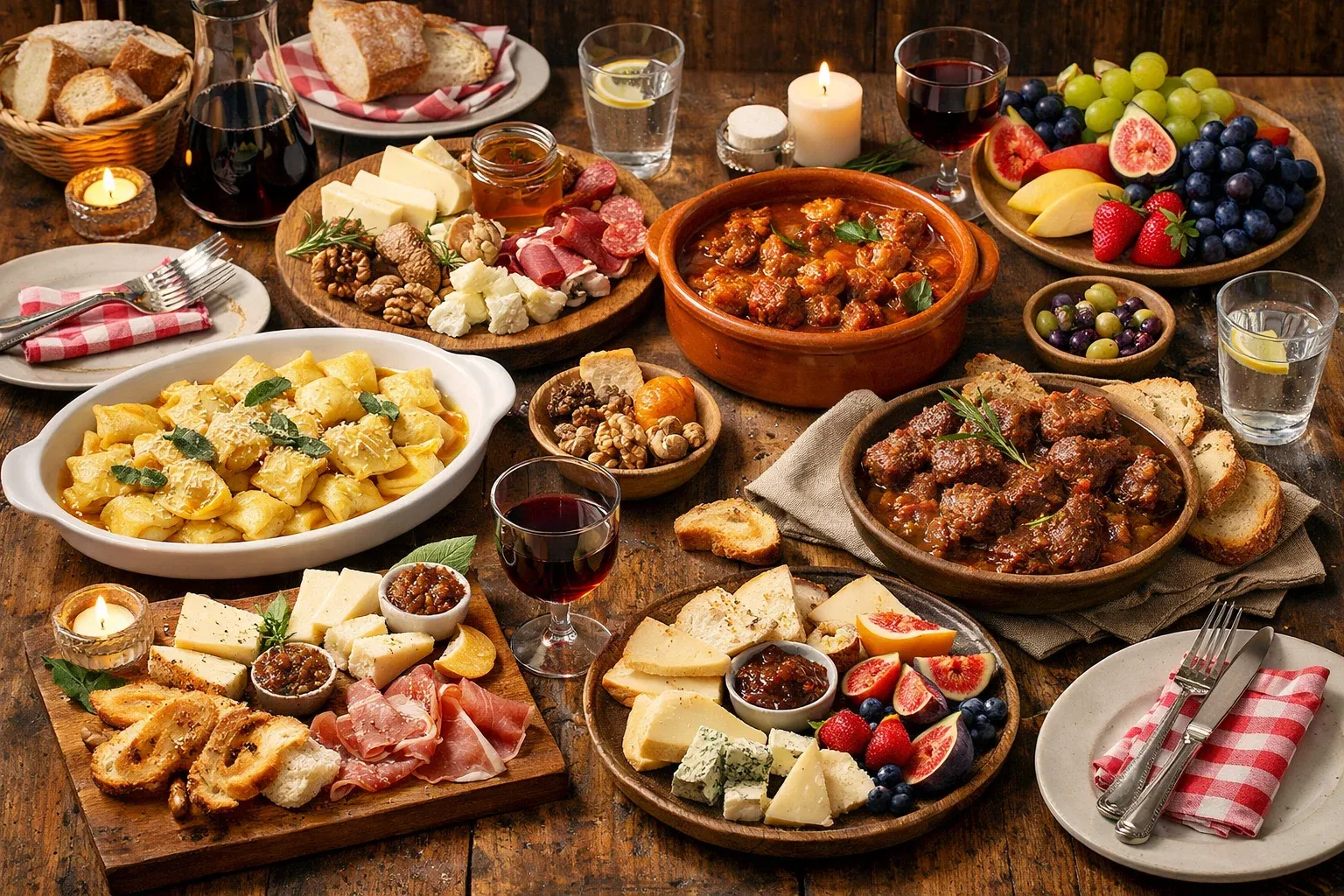 Homemade cuisine with local, seasonal ingredients